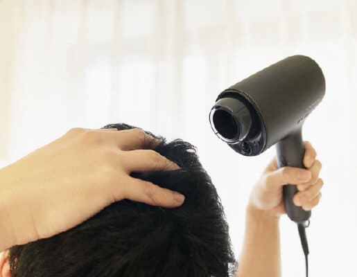 髪の乾かし方