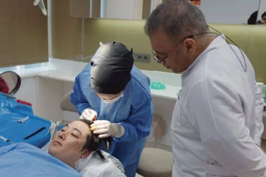 トルコ植毛施術日